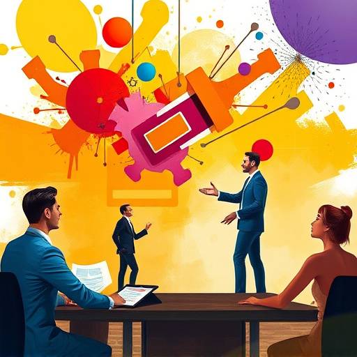 Immagine astratta che rappresenta il processo decisionale nel coaching aziendale