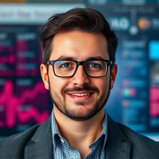 Ritratto di Marco Ferrari, esperto di marketing digitale