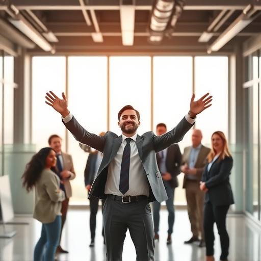 Un leader che ispira e motiva il proprio team